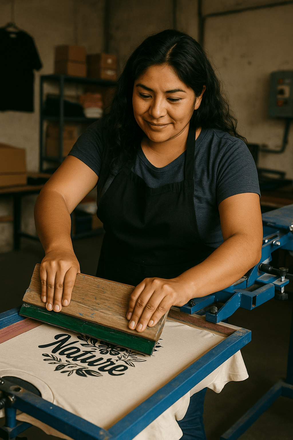 Somos uma indústria de máquinas e equipamentos para serigrafia, sublimação e estamparia. Produzimos prensas térmicas de pequeno e grande porte, manuais e automáticas, mesas térmicas, polemirizadoras, estufa, carrosseis sublimáticos, carrosseis para aplicação de DTG e DTFG e mais uma grande variedade de máquinas e acessórios para o segmento têxtil.